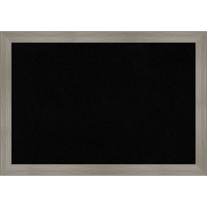 Grand Greywash Narrow Framed Cork Board - Bulletin Board, Organization Board, Pin Board
