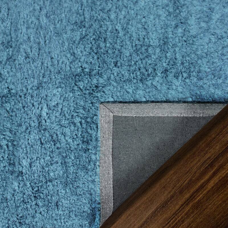 Superior Hand-tufted Plush Solid Shag Indoor Area Rug