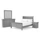 preview thumbnail 64 of 66, Furniture of America Mayday Traditional Solid Wood Kids 4-Piece Sleigh Bedroom Set