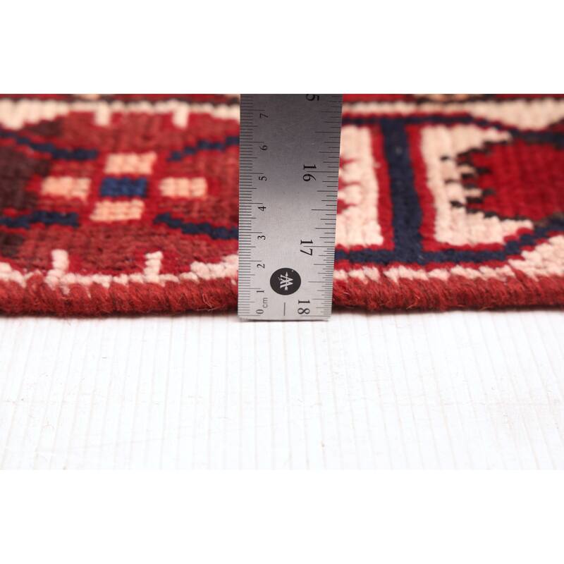 ECARPETGALLERY Hand-knotted Kayseri Vintage Red Wool Rug - 3'7 x 6'9