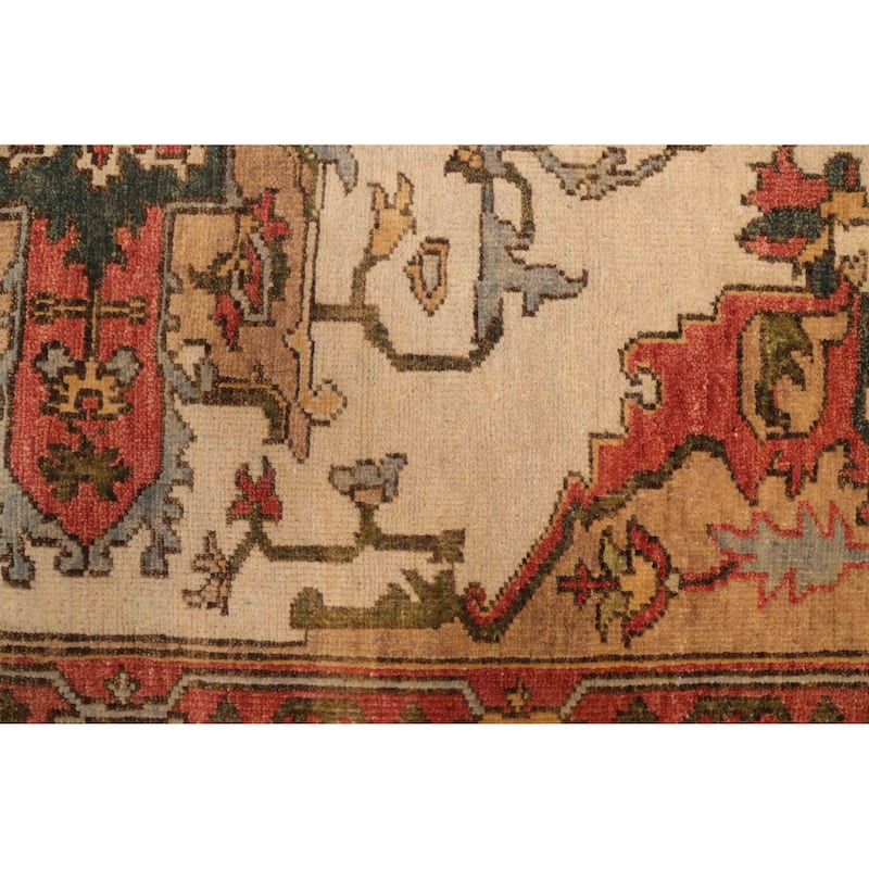 ECARPETGALLERY Hand-knotted Jules Sultane Cream Wool Rug - 4'0 x 6'3