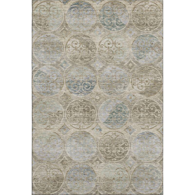 Premium Washable Super Soft Traditional Scroll Mayfield Rug
