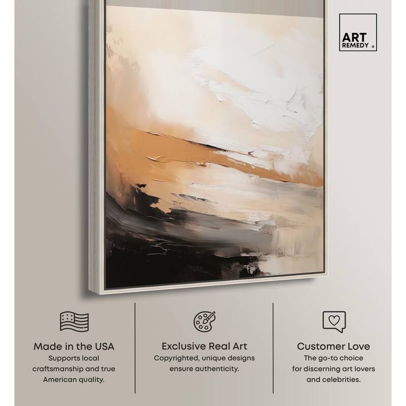 Baked Clay III Canvas by Art Remedy