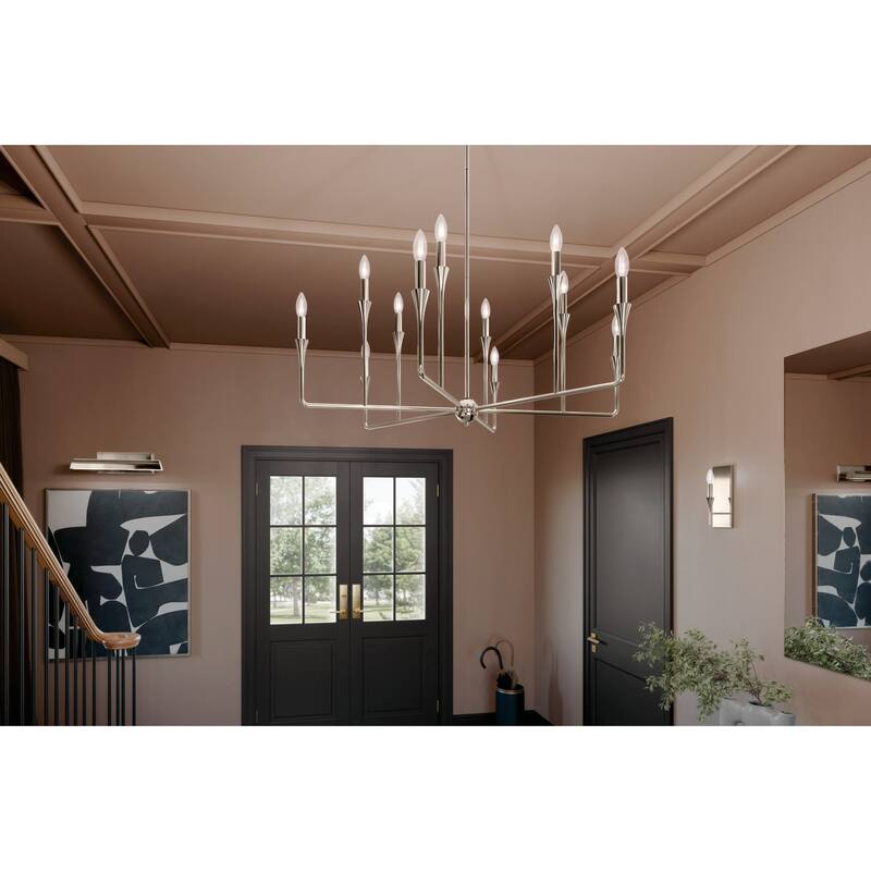 Kichler 52692 Alvaro 12 Light 40" Wide Taper Candle Style Chandelier