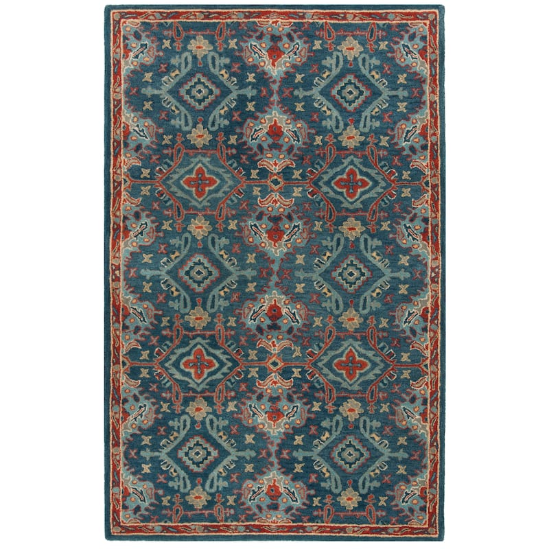 SAFAVIEH Handmade Heritage Pauliina Traditional Oriental Wool Rug