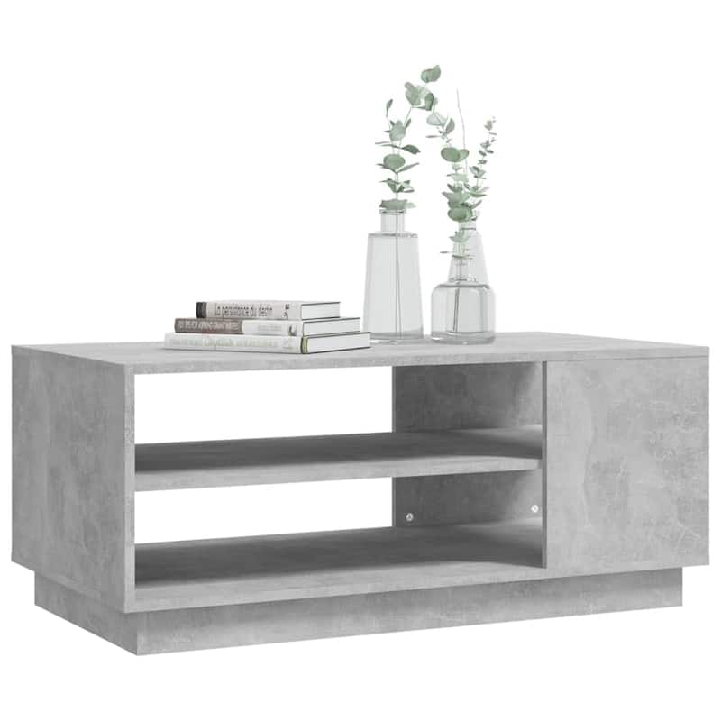 vidaXL Coffee Table Accent End Side Sofa Table for Living Room Engineered Wood - 40.2" x 21.7" x 16.9"