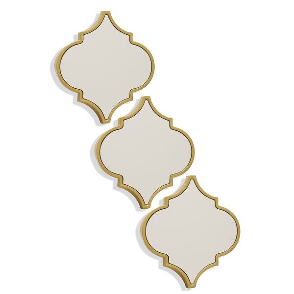 Stylecraft Delilah Silver Metal Wall Mirror Set Of 3 Overstock 32111228