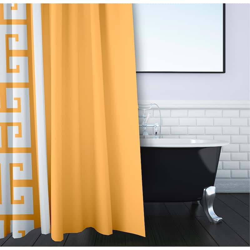 Key Stripedd Print 71x74-inch Shower Curtain