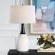 preview thumbnail 2 of 6, Uttermost Fralin White Table Lamp - 30.5'' H X 17'' W X 17'' D