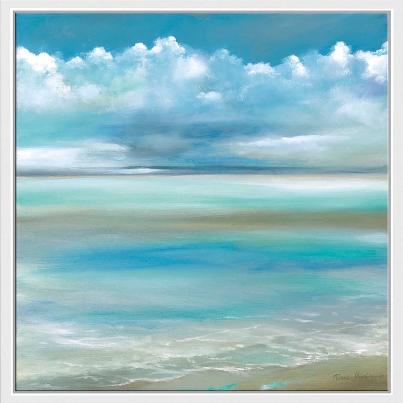 "Tranquility" by The Sea II" by Manning Print on Floating Canvas