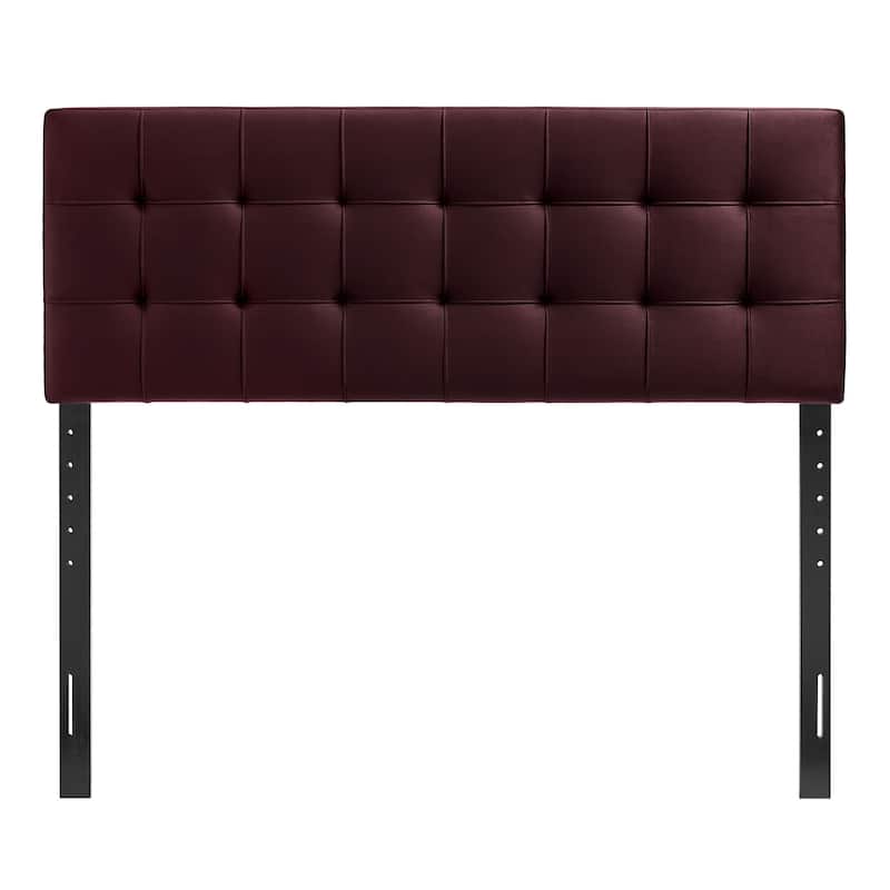 Lily Biscuit Tufted Performance Velvet Headboard