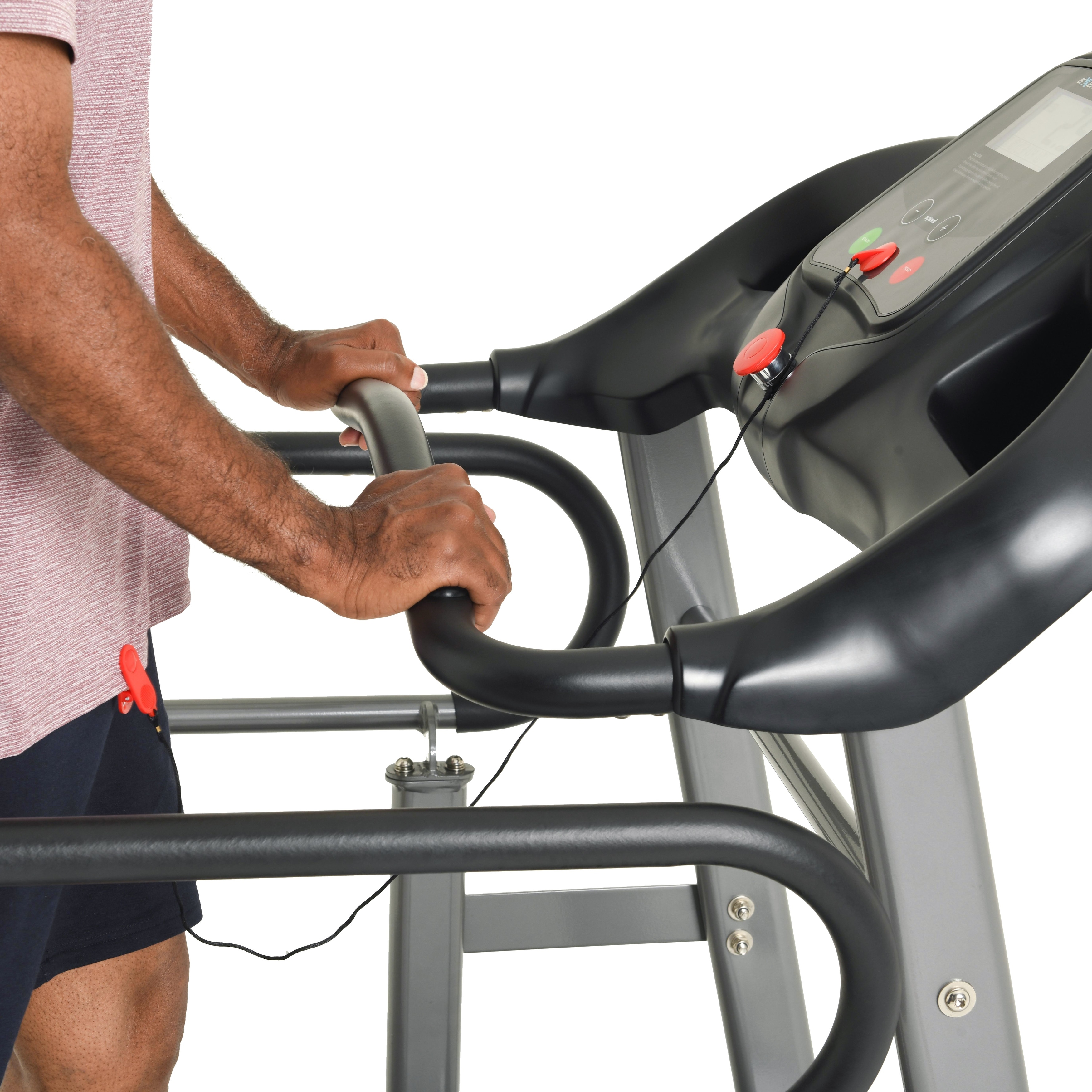 Exerpeutic Recovery Fitness Walking Treadmill with Foam Padded