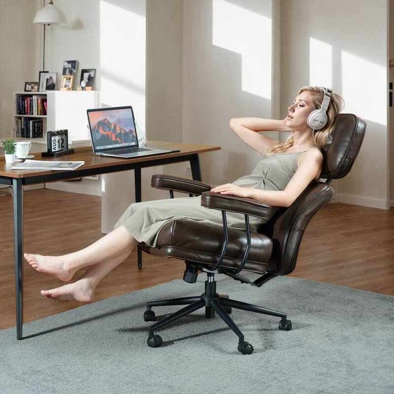 HOOOWOOO Ergonomic High Back Office Chair Adjustable Swivel Task Chair