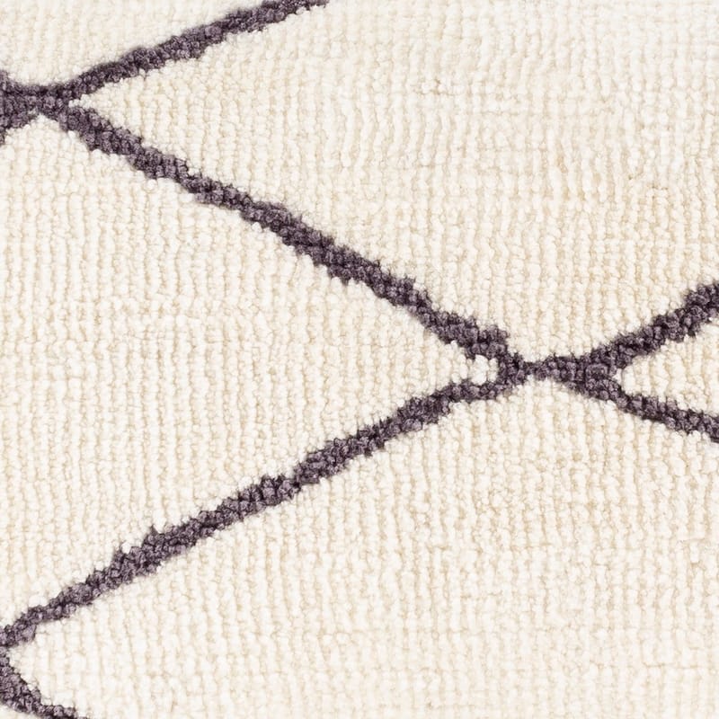 Dainyal Lumbar Knitted Trellis Lumbar Throw Pillow