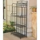 preview thumbnail 7 of 5, Santa Fe 4-Tier Bakers Rack