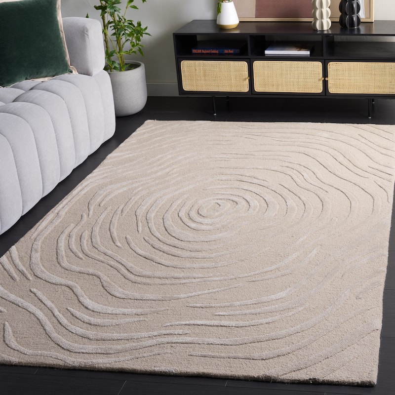 SAFAVIEH Handmade Glamour Oprica Contemporary Wool Rug