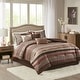 preview thumbnail 12 of 13, Madison Park Princeton 7 Piece Jacquard Comforter Set