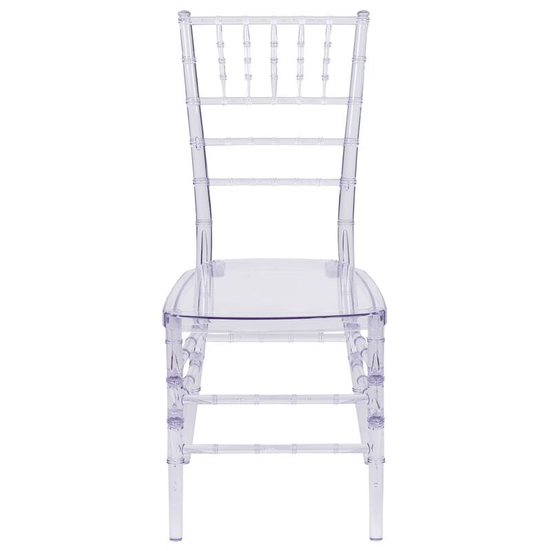 Crystal Ice Stacking Chiavari Chair (Set of 2) - N/A