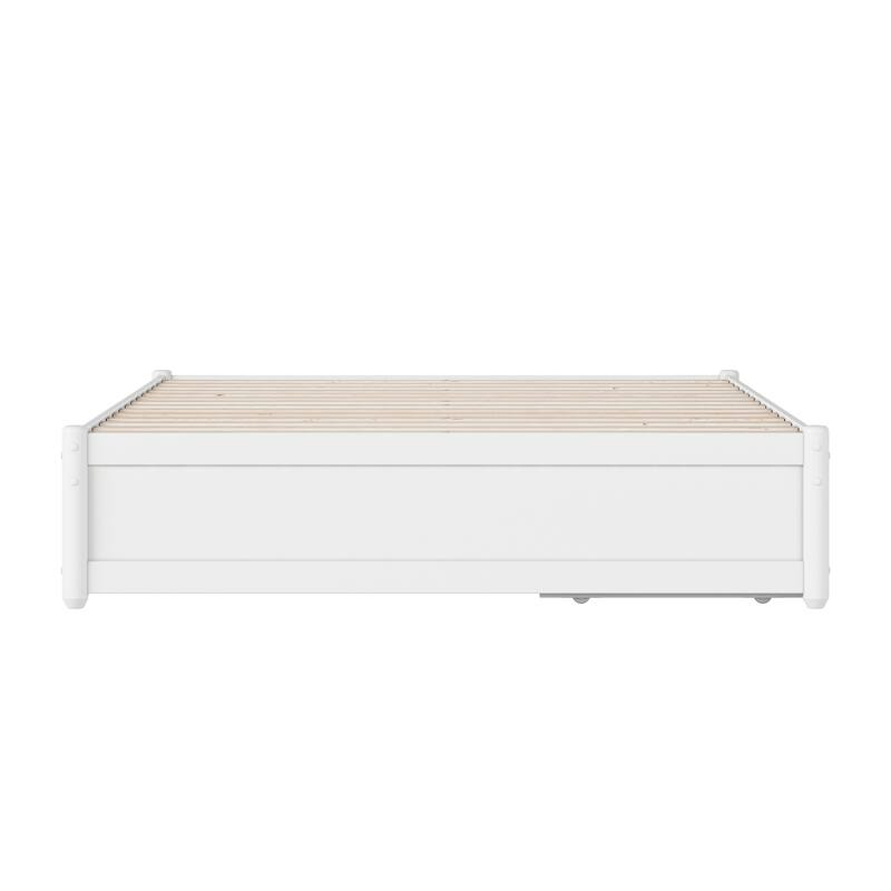 Barcelona Panel Platform Bed with Storage Drawers