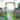 84" Arch Metal Outdoor Garden Arbor with Double Gate