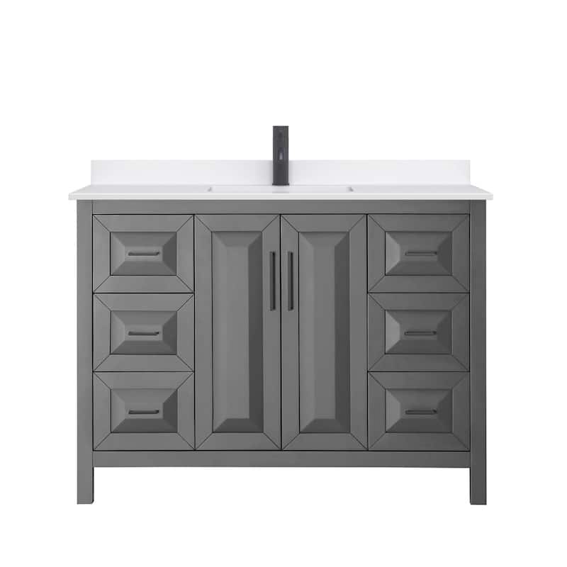 Wyndham Collection WCV252548S-QTZ-UNSMXX Daria 48" Free Standing