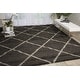 preview thumbnail 68 of 120, Nourison Brisbane Large Diamond Geometric Modern Shag Area Rug 8' 2" x 10' - Charcoal - Runner/Rectangle