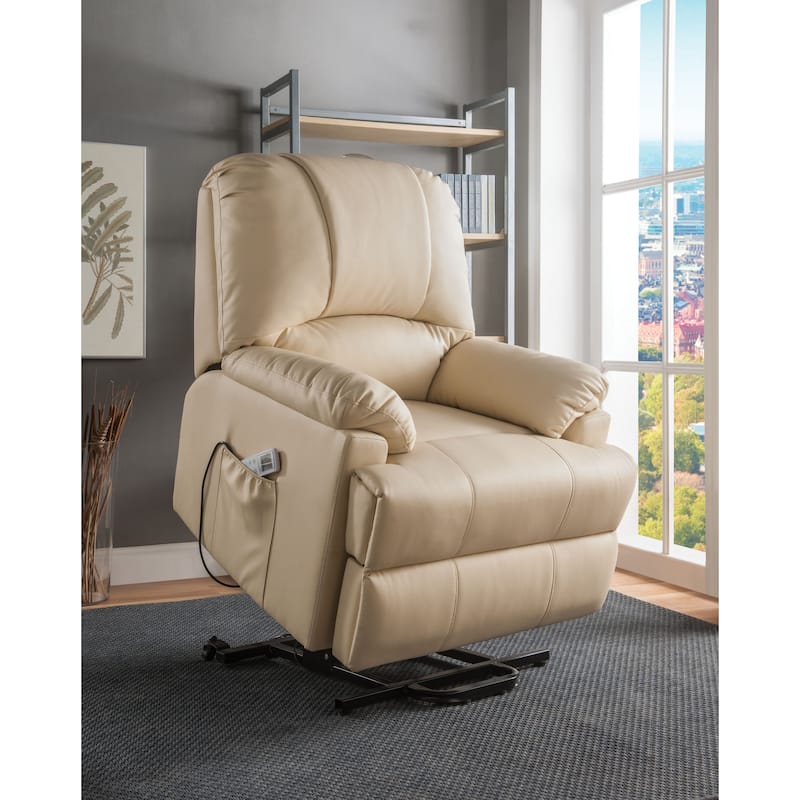 Vareah Pillow Top Arm Recliner with Power Lift and Massage