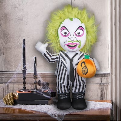Gemmy Stylized Beetlejuice Halloween Greeter
