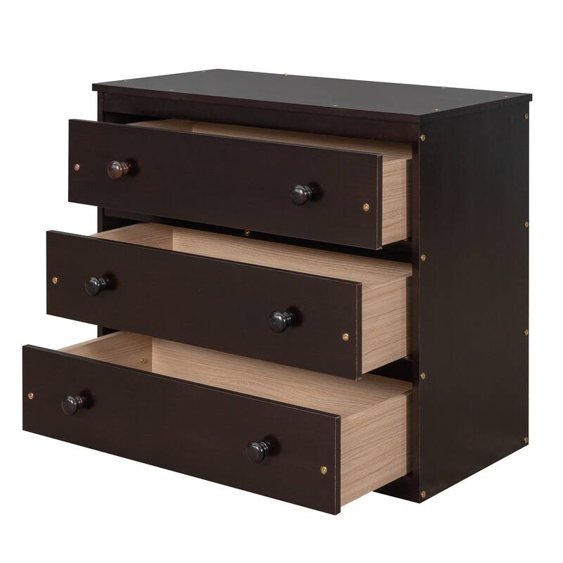 Multiple Functions Low Loft Bed with Cabinet, Shelves and Rolling Portable Desk