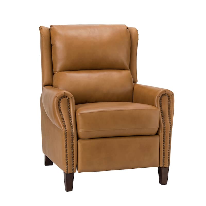 Alicia 32.68" Wide Genuine Leather Manual Recliner