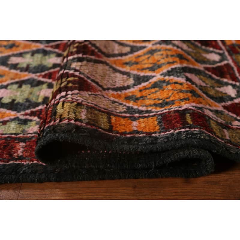 Trellis Moroccan Tribal Wool Area Rug Hand-knotted Living Room Carpet - 8'6" x 10'0"