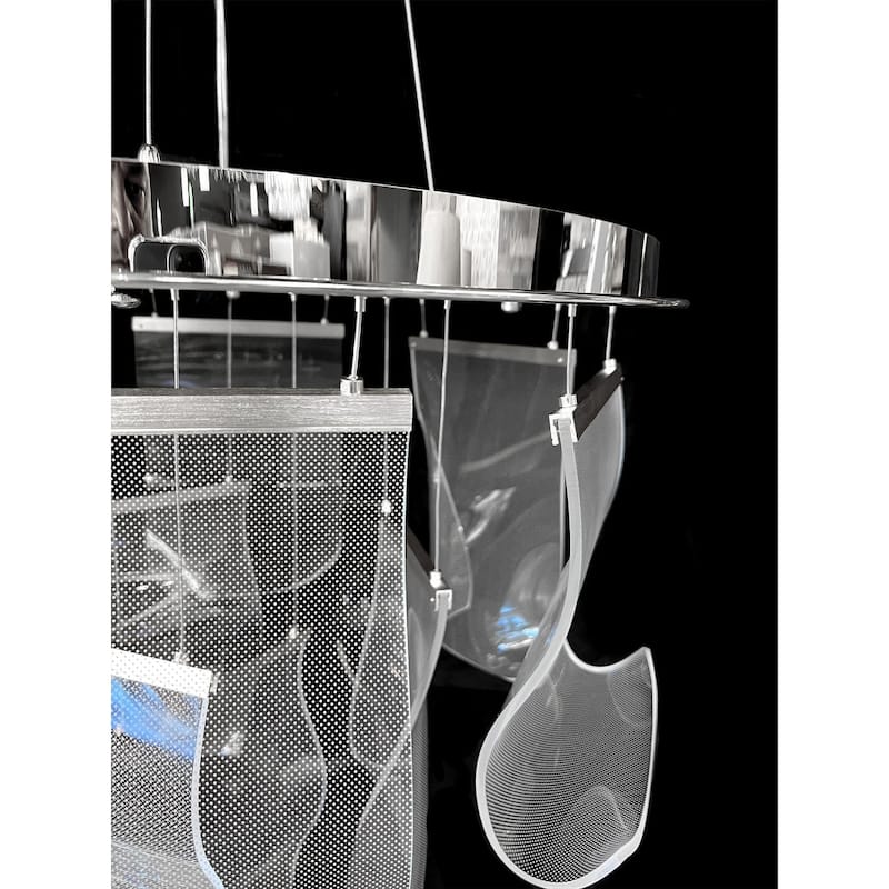 Luxury Chandelier Dimmable LED 28"W