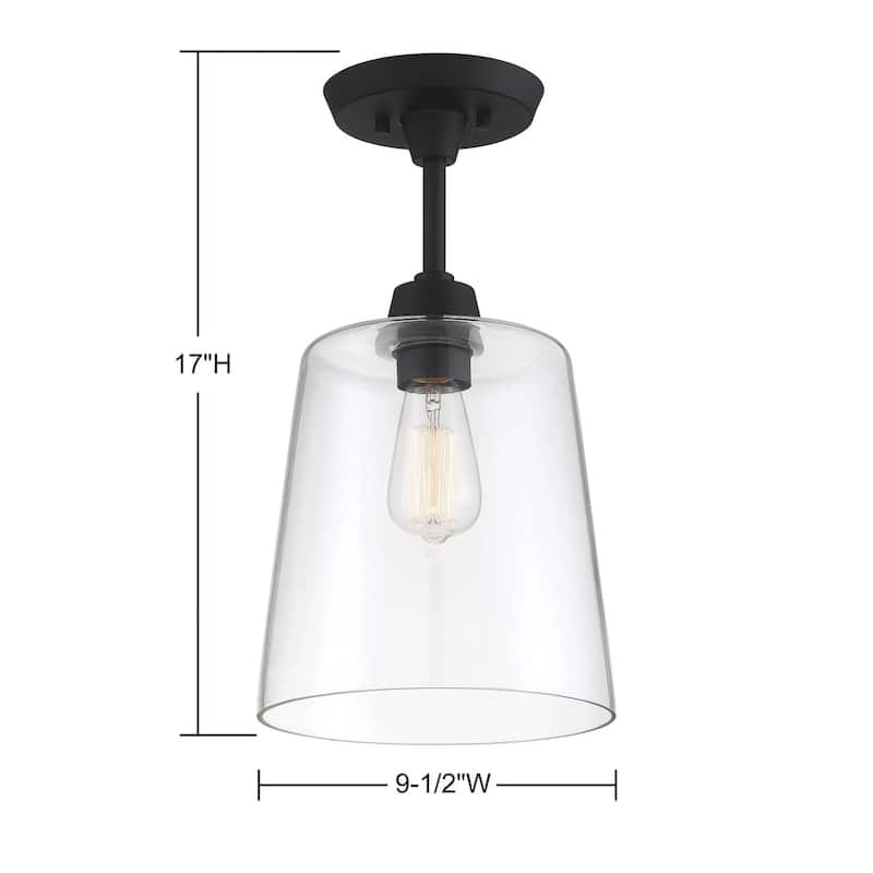 Trade Winds Lighting Templeton 10" Ceiling Light