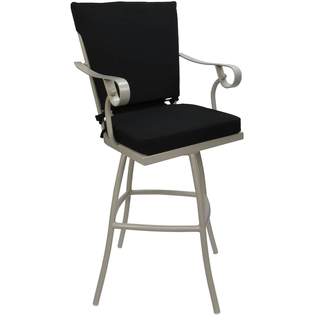 Outdoor or Indoor Counter 26", 30" or Extra Tall 34" Bar Stool - Jamey