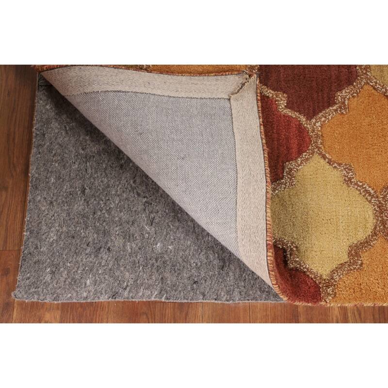 Trellis Gabbeh Indian Area Rug Hand-Tufted Wool Carpet - 5'0" x 8'0"