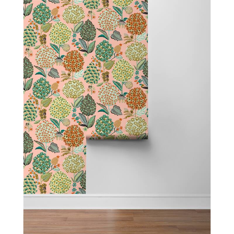 NextWall Blooming Bulbs Peel and Stick Wallpaper
