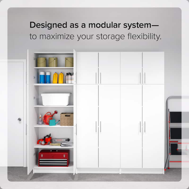 Prepac Elite Armoire Wardrobe Closet Cabinet with Hanging Rail