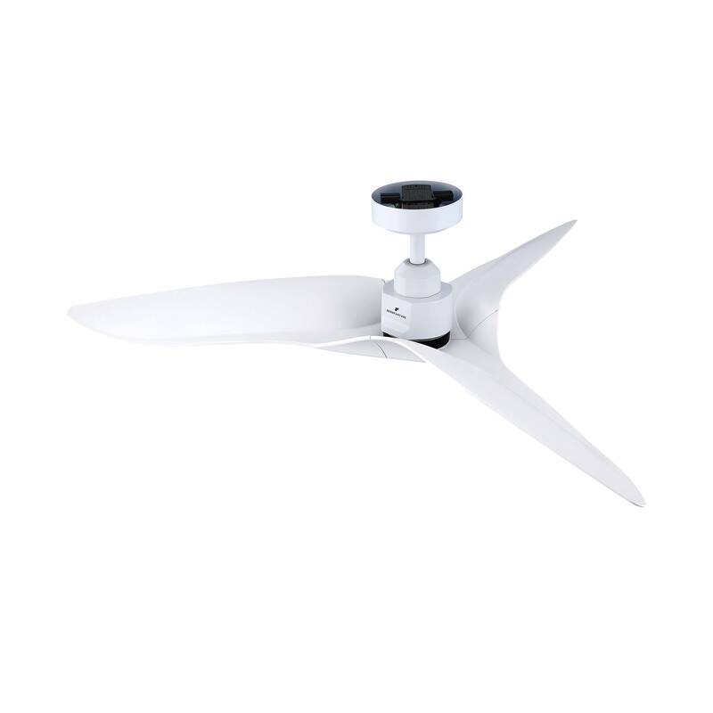 52" Modern ABS 3-Blade Indoor/ Outdoor DC Motor Ceiling Fan without Light