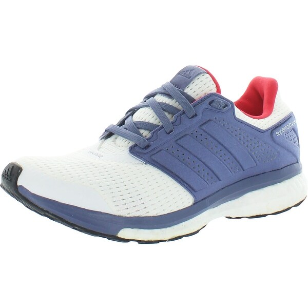 Adidas Womens Supernova Glide 8 Running Shoes Fitness Workout - White/Super  Purple/Ray Red - Overstock - 32909033