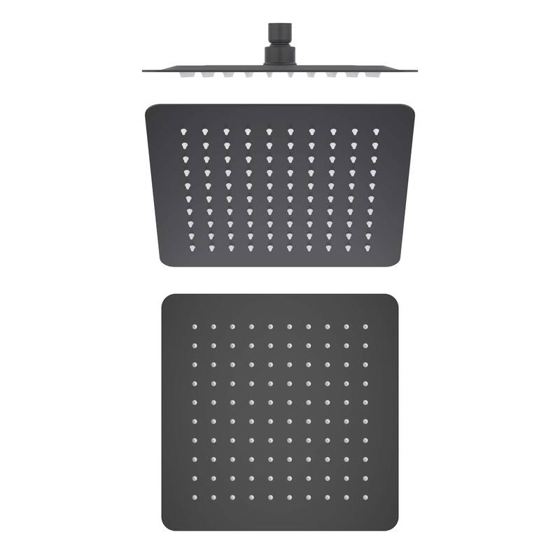 Cube 10" Metal Ultra Thin Profile Rain Shower Head 1.75 GPM - Matte Black