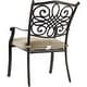 preview thumbnail 13 of 16, Hanover Traditions 11-Piece Dining Set in Tan with Ten Stationary Dining Chairs and an Extra-Long Dining Table