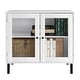 preview thumbnail 19 of 32, CraftPorch Modern Sideboard Cabinet White