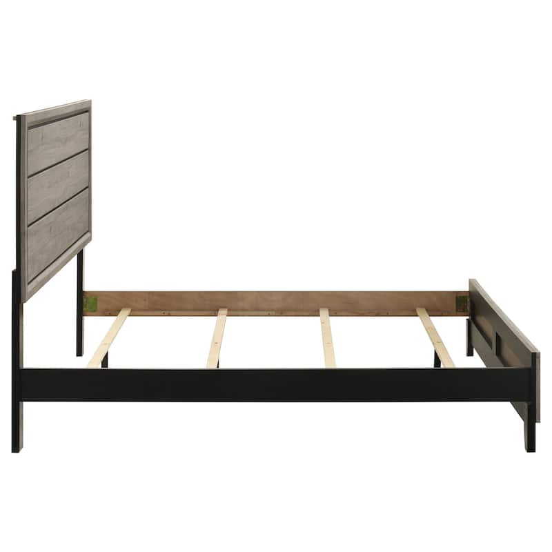 Watson Transitional Wood Panel Bed