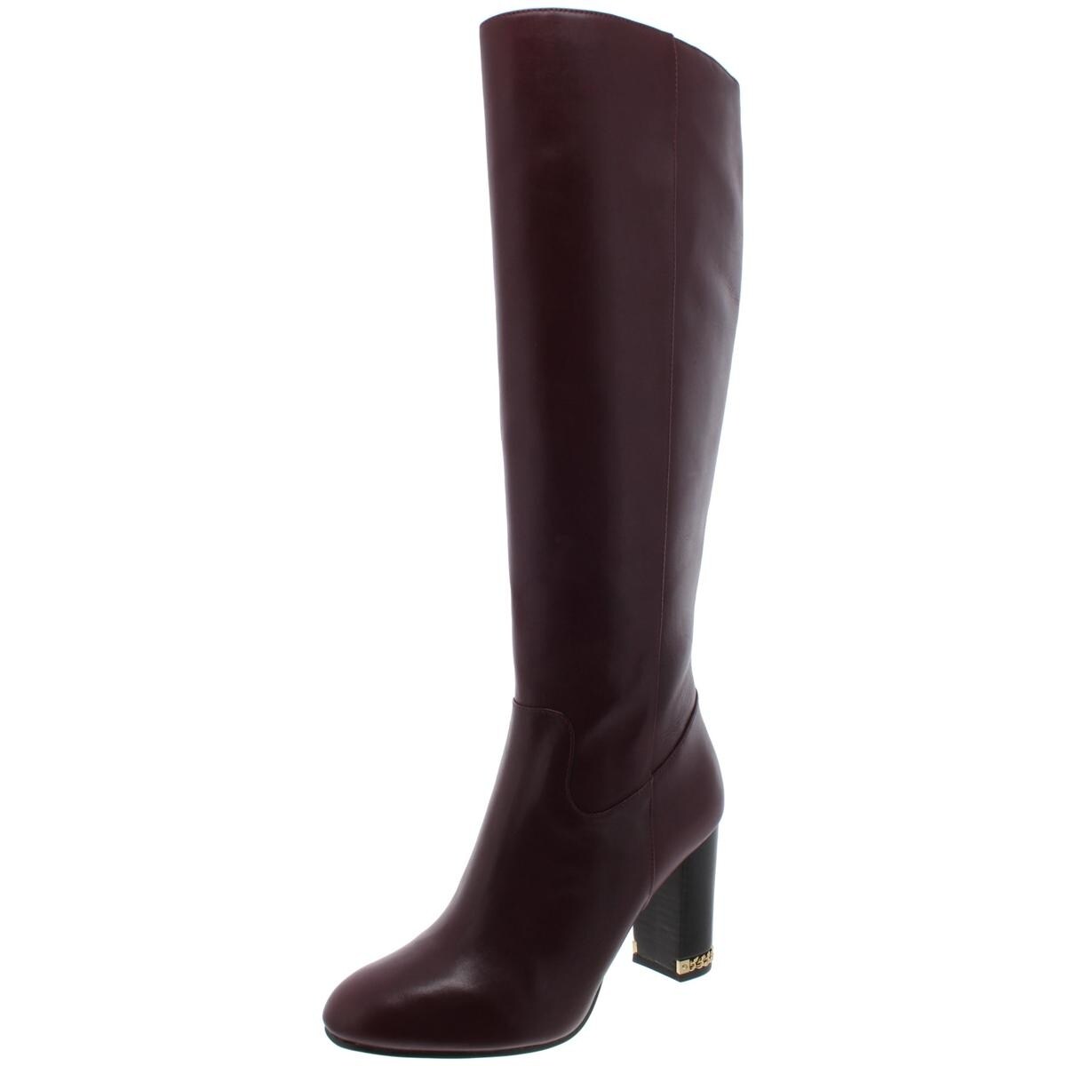 michael kors walker leather boot