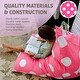 preview thumbnail 6 of 6, Tadpoles Beanbag Cover - Pink Polka Dots