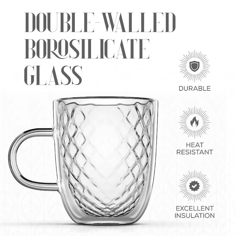 Elle Decor Set of 2 Insulated Coffee Mugs