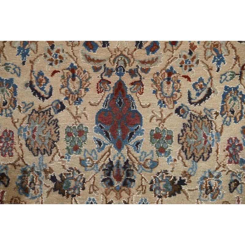 Clearance Antique Floral Nain Persian Wool Area Rug Hand-knotted - 3'10" x 6'6"