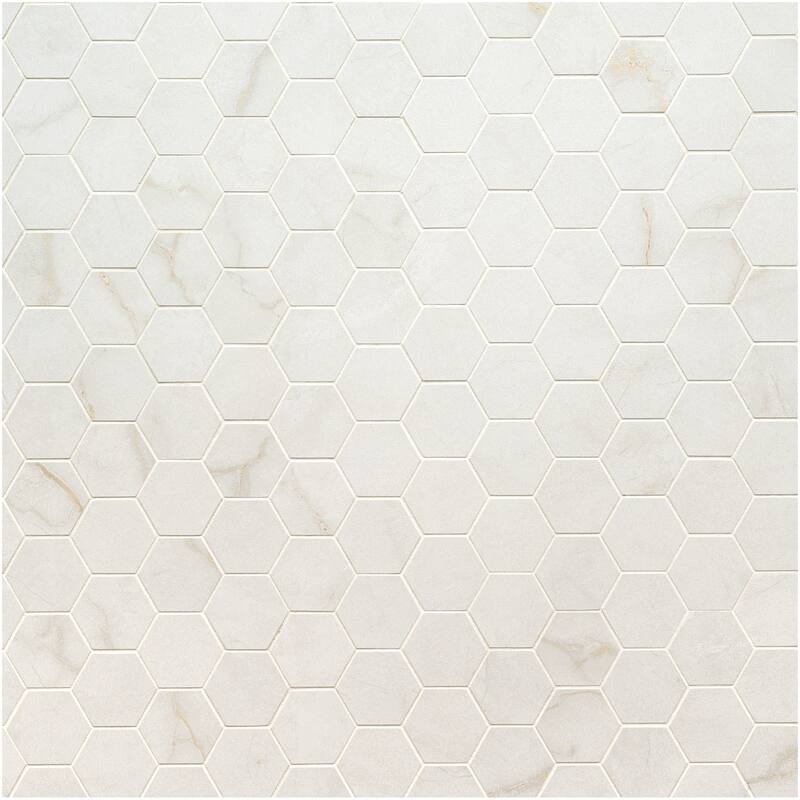 Ackland AKN-P-BE2X2HXM-CA Beldale - 12" x 12" Porcelain Geometric - Carmara