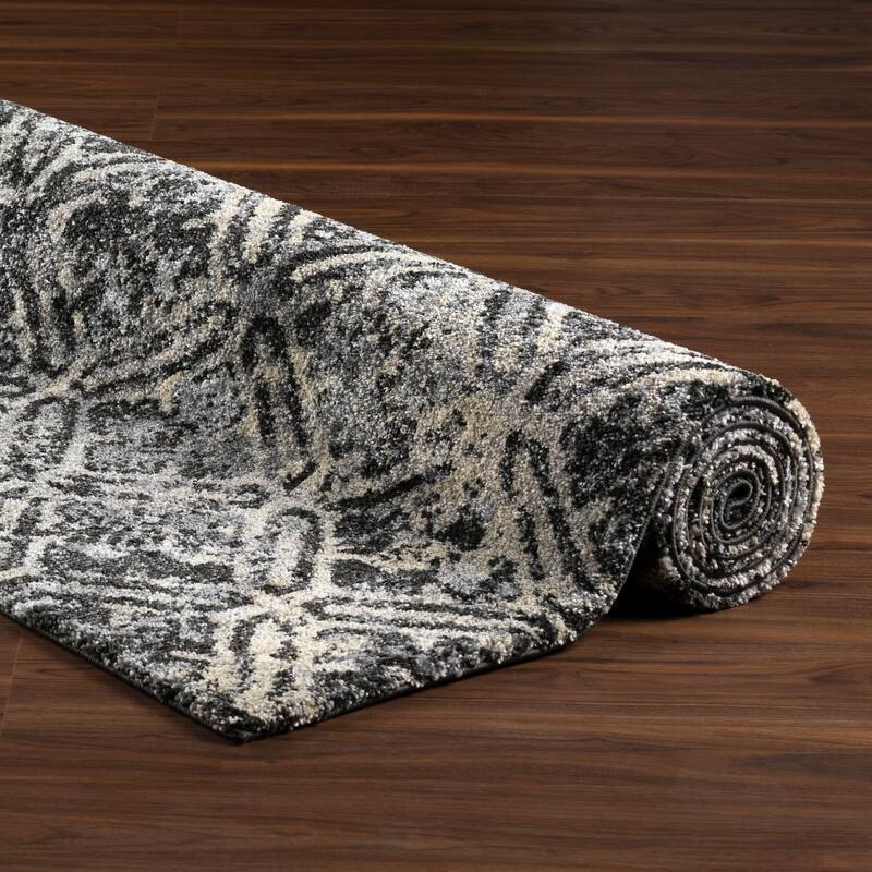Addison Plano Moroccan Boho GREY Area Rug