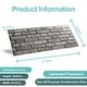 preview thumbnail 5 of 7, 0.79 in. x 19.69 in. x 47.24 in. UltraLight Faux Brick HD Printed Jointless Common Plank (4-Pack)